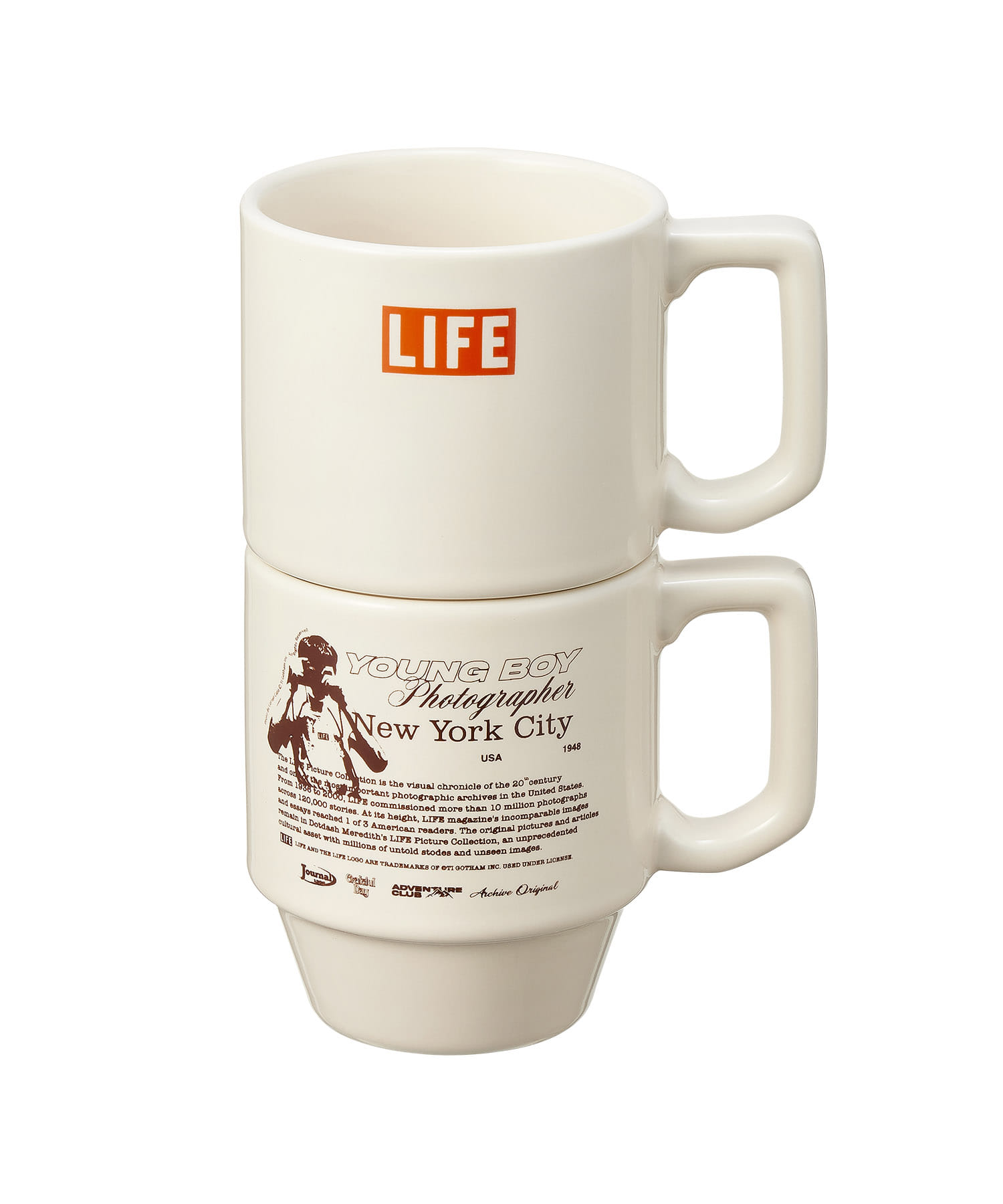자체브랜드 LIFE YOUNG BOY MUG 라이프,LIFE, LIFE ARCHIVE,스태킹머그,머그컵,330mL