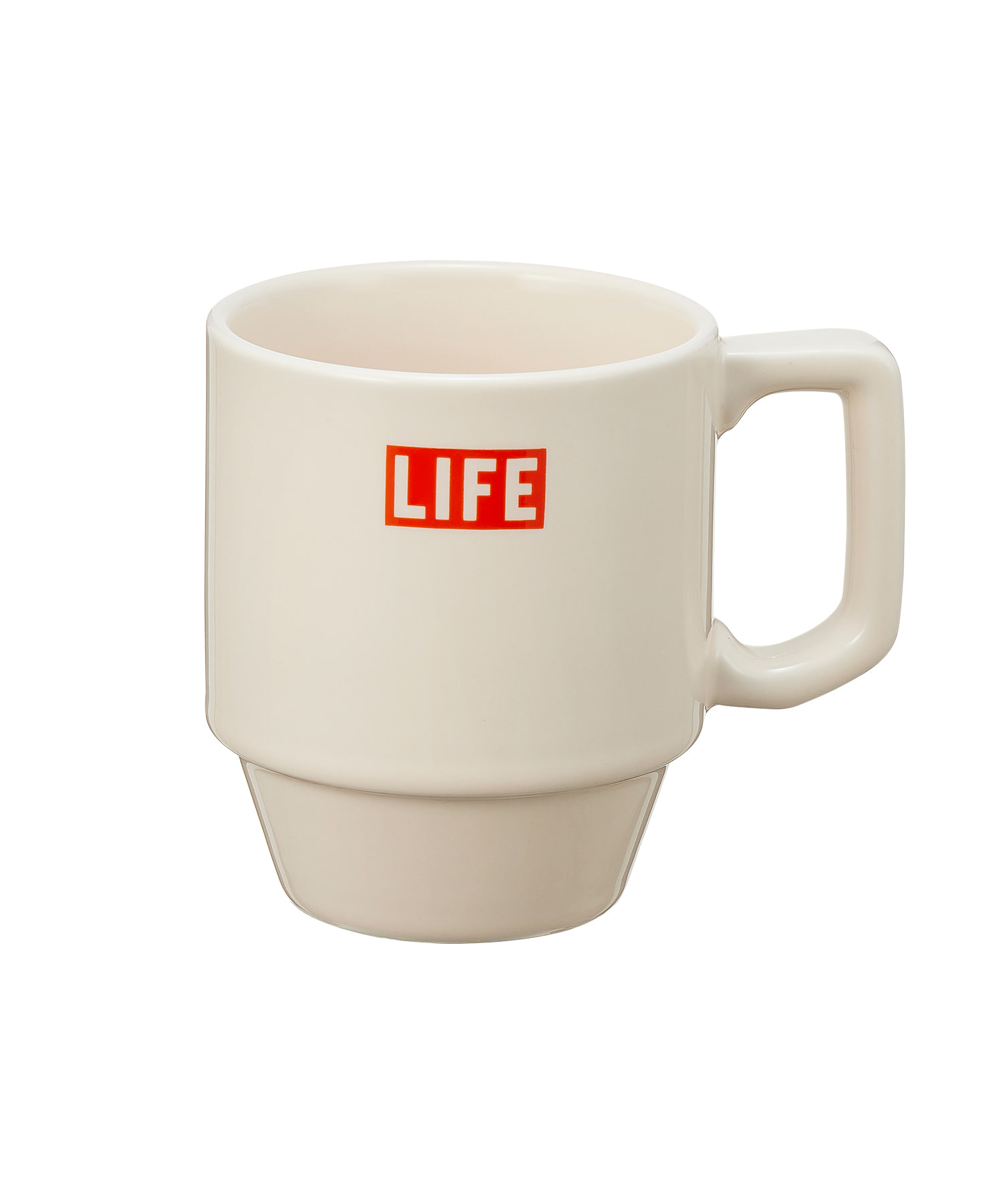 자체브랜드 LIFE LOGO MUG 라이프,LIFE, LIFE ARCHIVE,스태킹머그,머그컵,330mL
